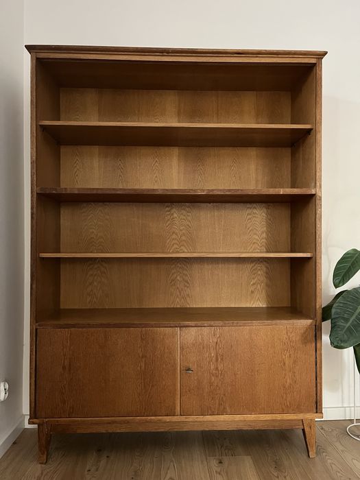 Regał drewniany PRL biblioteczka