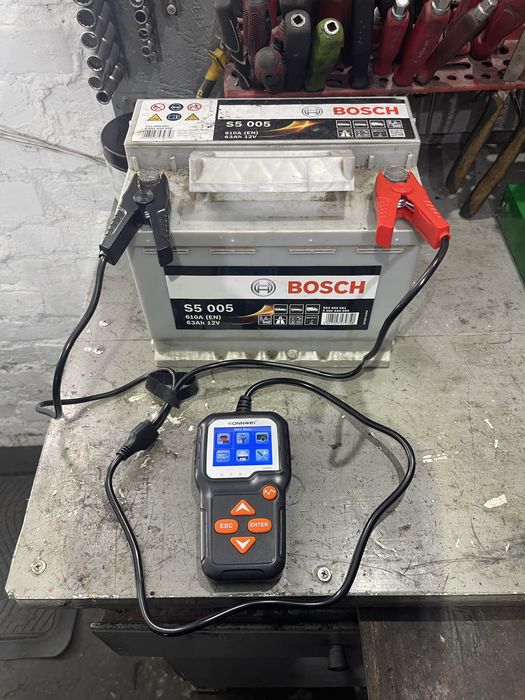 Первірка акамуляторів та їх зарядка