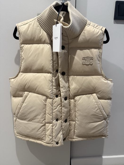 Жилетка пуховая селин Celine оригинал, пух