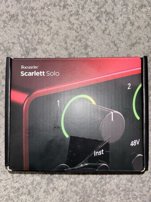 Focusrite Scarlett Solo 4th Gen Interfejs audio USB