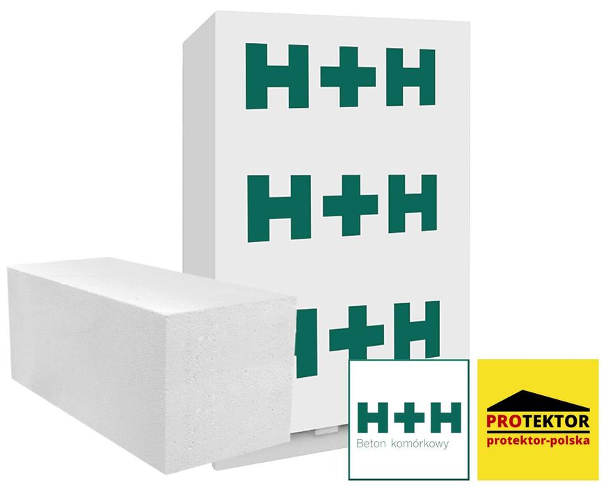 bloczek H+H 24cm beton komórkowy pustak gazobeton suporex belit budowa
