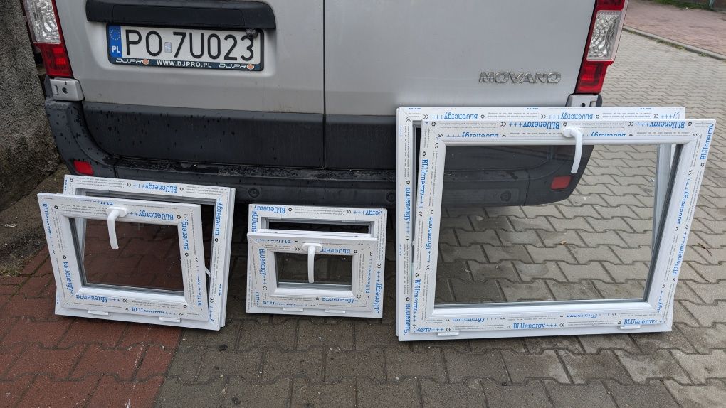 KR HAUS okno 60x50 nowe małe okna duża ilość małe okna POZNAŃ