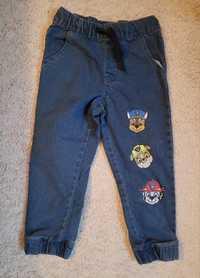 Spodnie dziecięce jeansy Psi patrol, rozmiar 104