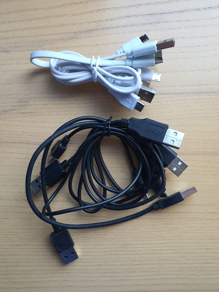 Провід micro USB мікро USB Чорний Білий