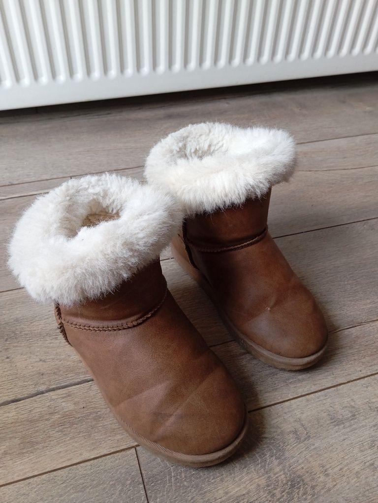 Buty zimowe ocieplane kozaczki