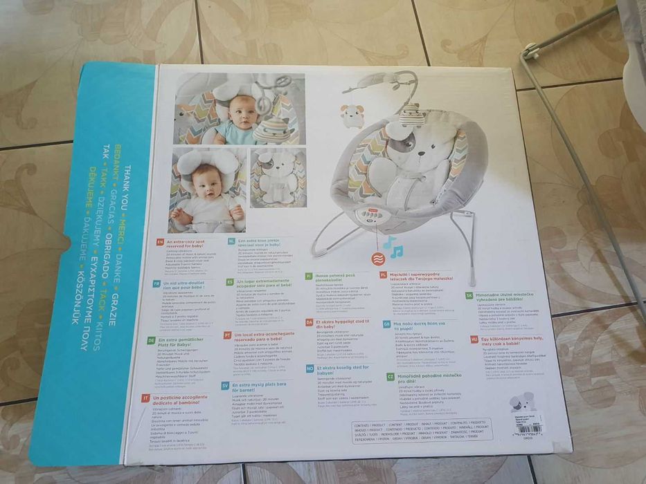 Масажне крісло Fisher-Price Веселе цуценя делюкс