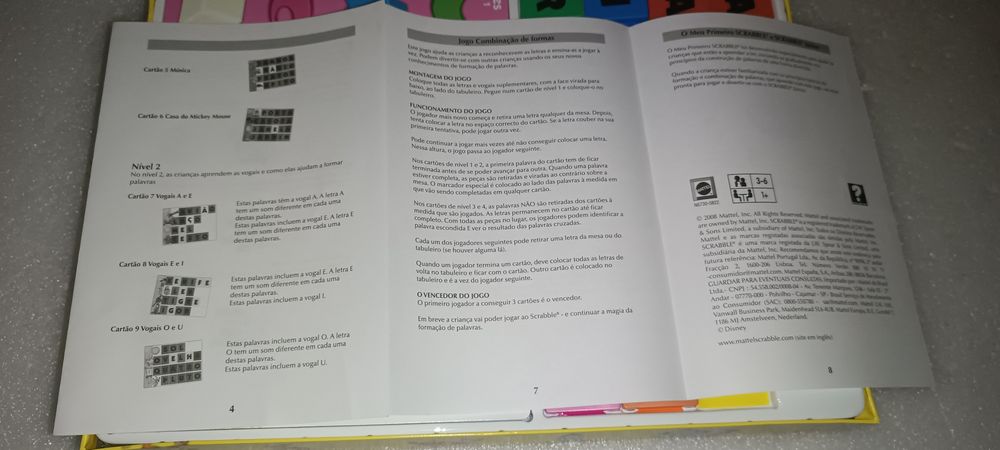 O meu primeiro jogo Scrabble da Disney