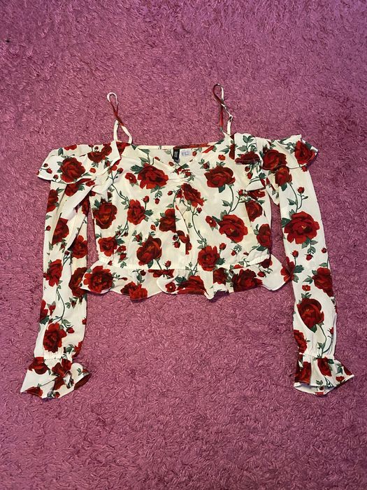 Топ h&m з відкритими плечима