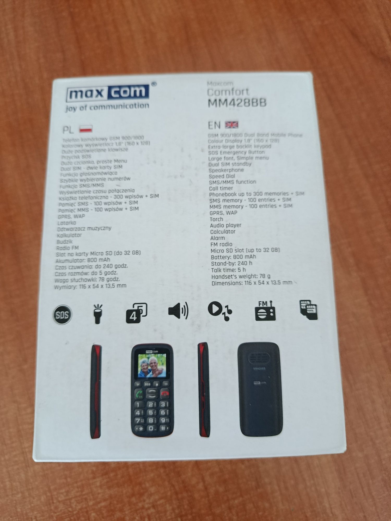 Telefon Maxcom MM428BB