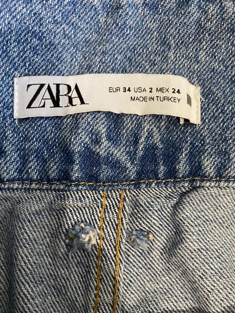 Джинсы zara 34