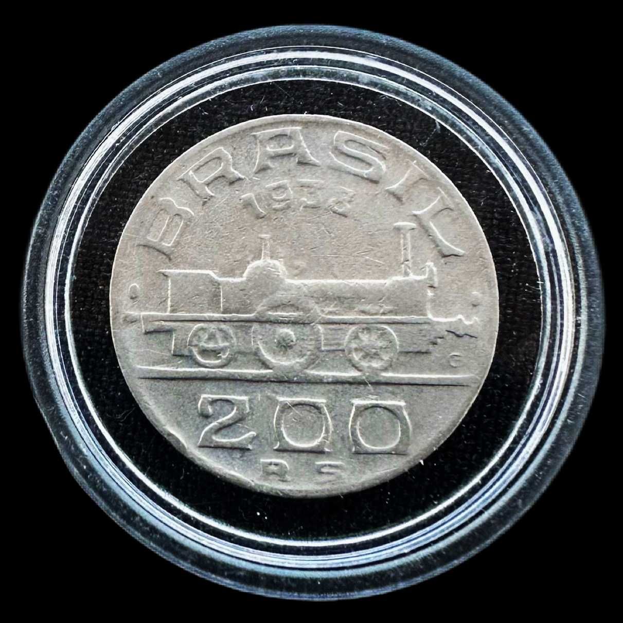 Moeda de 200 Reis - 1938 - Brasil