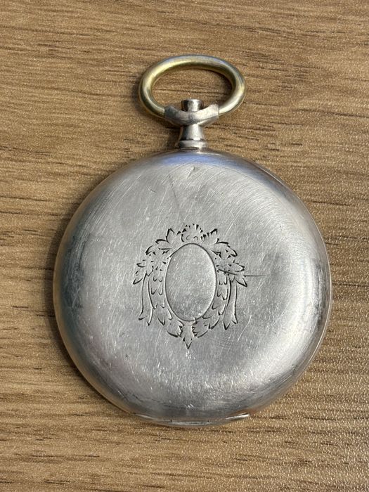 Srerbna 0.800 Koperta zegarka kieszonkowego Omega