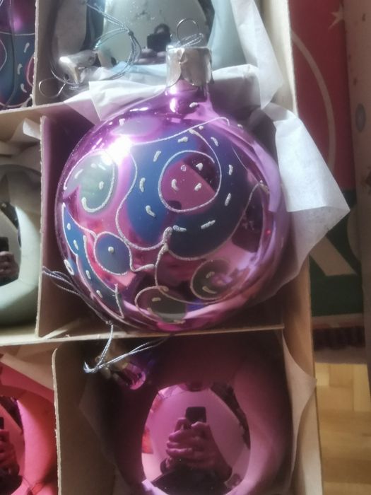 Bombki choinkowe z PRL