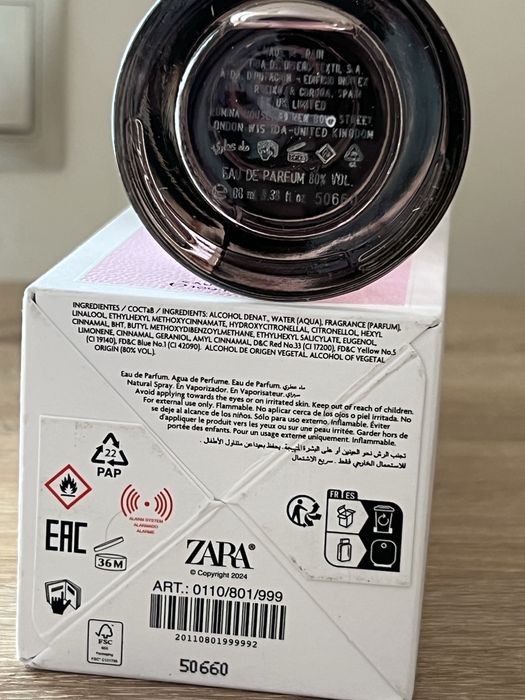 Розпив Оригінальноі парфумеріі , розпив Zara