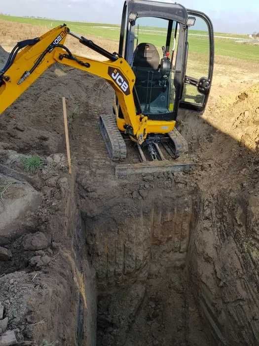 Usługi minikoparką-Prace ziemne-MŁOT- Kraków ,Wieliczka ,Niepołomice