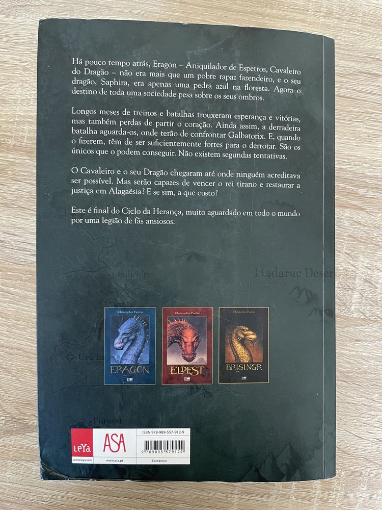 Colecção Eragon - 2 livros disponíveis