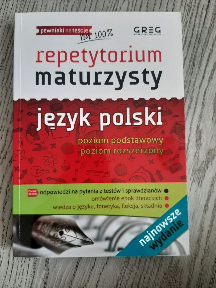 Repetytorium maturzysty język polski poziom rozszerzony