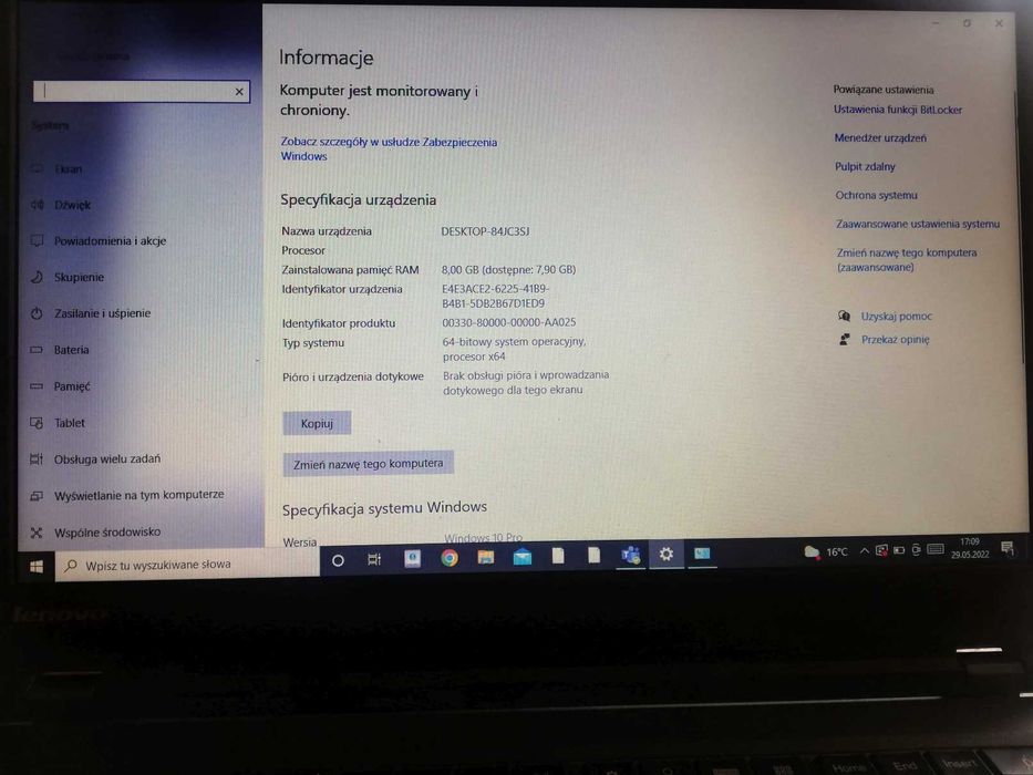 Laptop Lenovo ThinkPad L440 14 " Intel Core i5 8 GB / 480 GB czarny