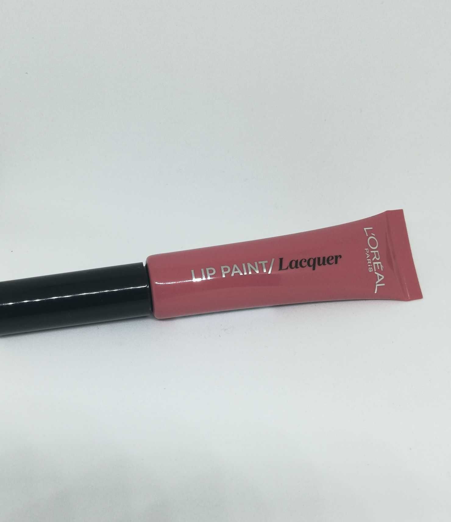 Nowe! LOREAL pomadka Lip Paint Lacquer 102 Pink Darling 8ml