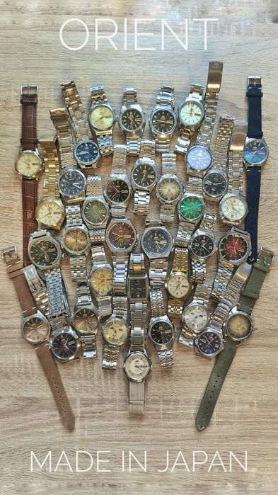 Японські годинники Orient Three Stars, SK, механіка та кварц