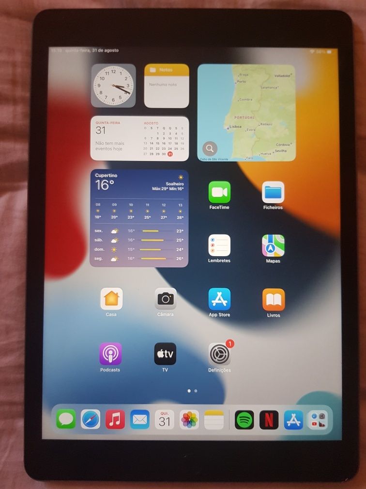 Ipad 9 geração como novo 64gb