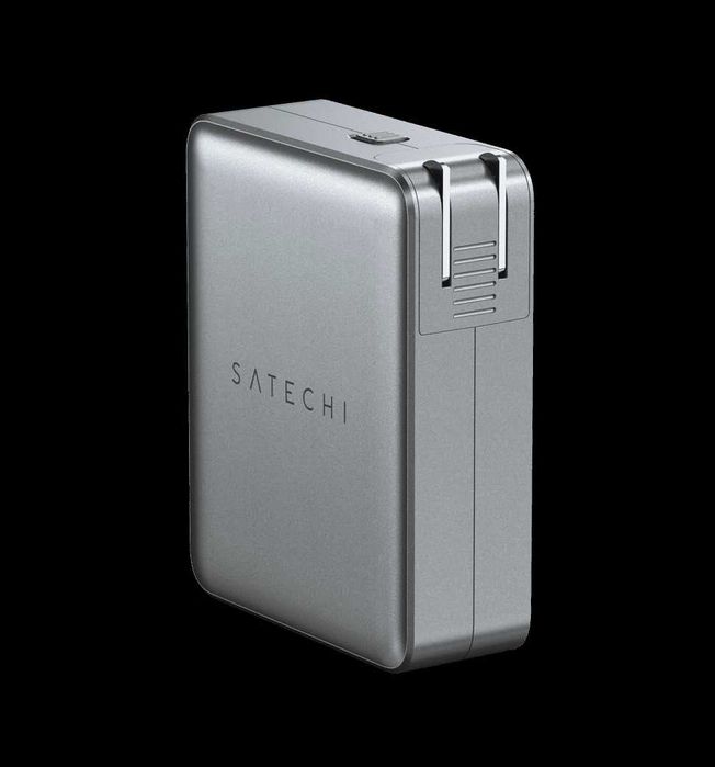Satechi 145W USB-C 4-Port PD GaN Travel Charger Space Gray