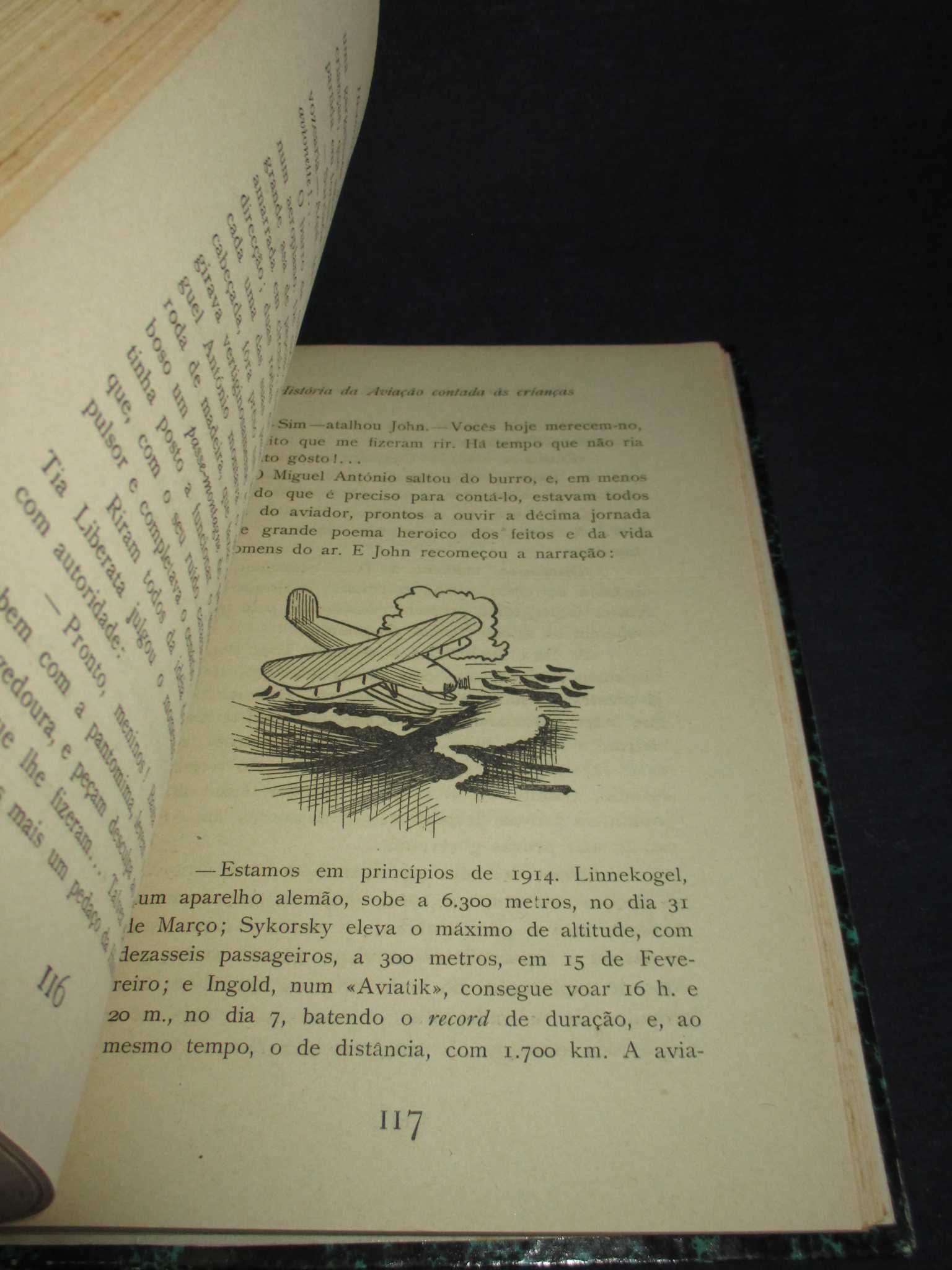 Livro História da Aviação contada às crianças Fernand'Almiro