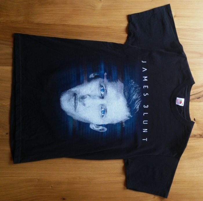 James Blunt T-shirt z trasy koncertowej Moon Landing 2014 World Tour