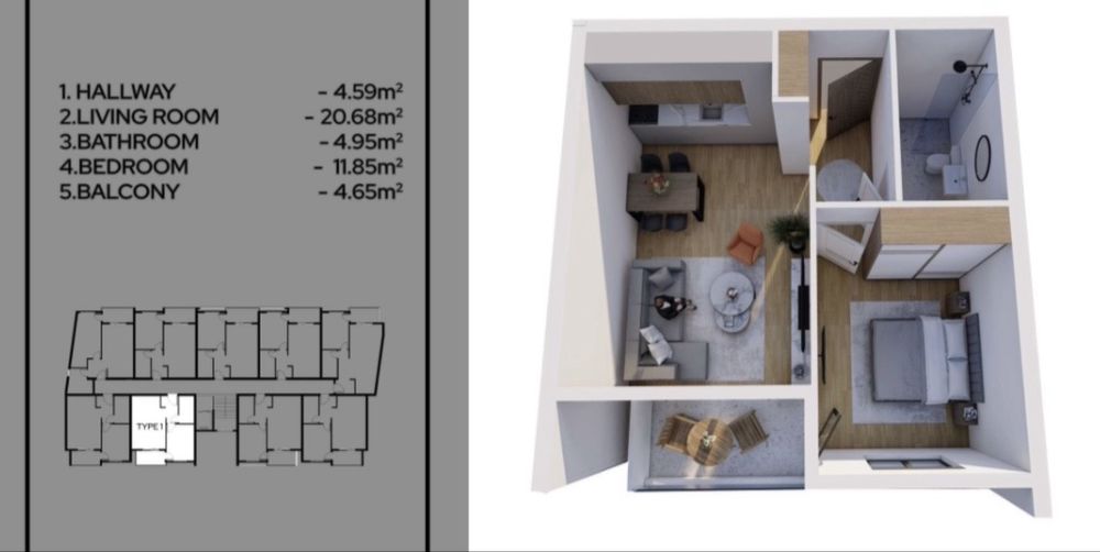 Продаж квартир з якісним ремонтом на березі моря в Чорногоріі