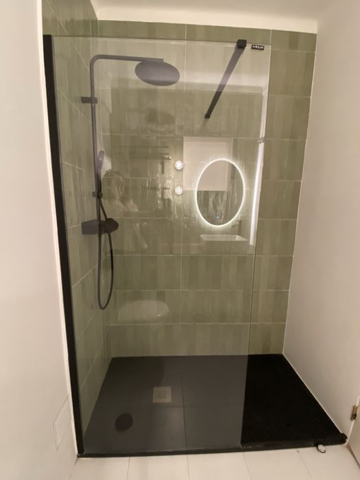 Painel duche vidro