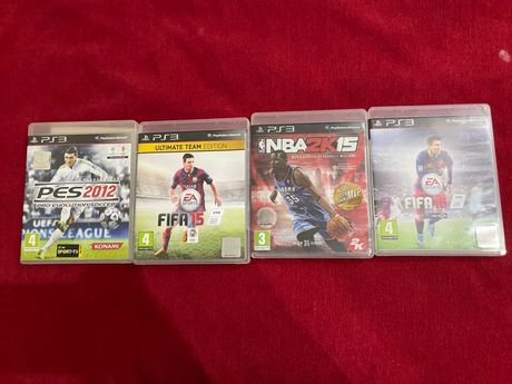 Pack desportivo (PES 2012, FIFA 15, FIFA 16, NBA2K15