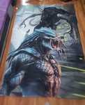 Dywan alien vs Predator obcy królowa 197 cm