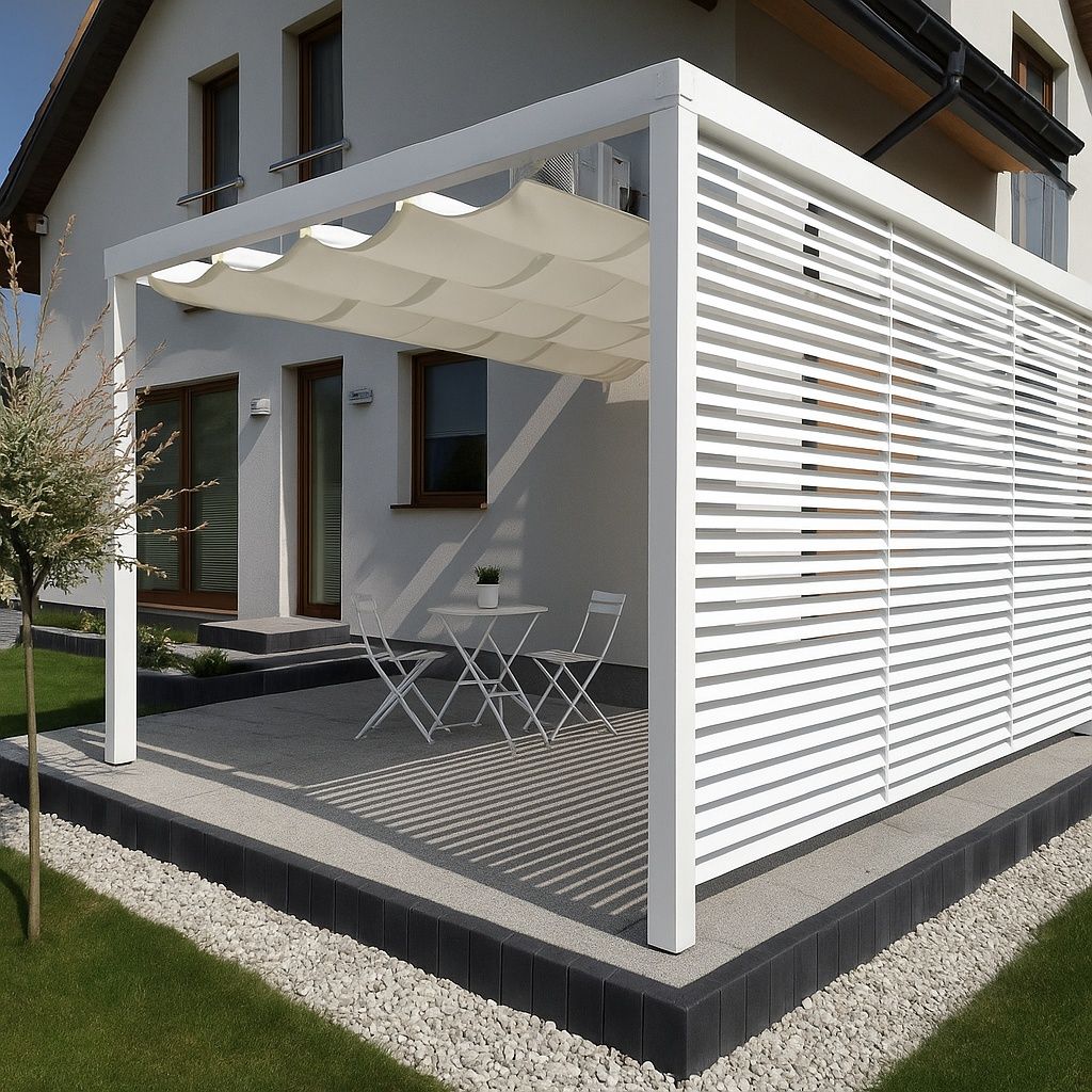 Pergola tarasowa altana ogrodowa