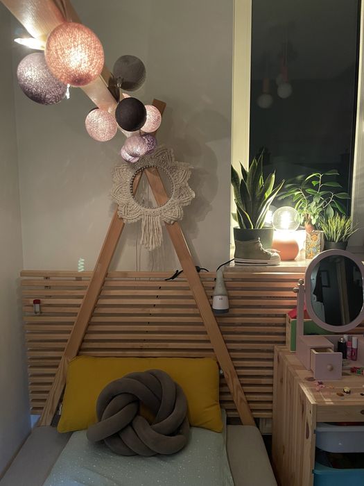 Łóżko typu tipi dziecięce 90x180 cm + materac
