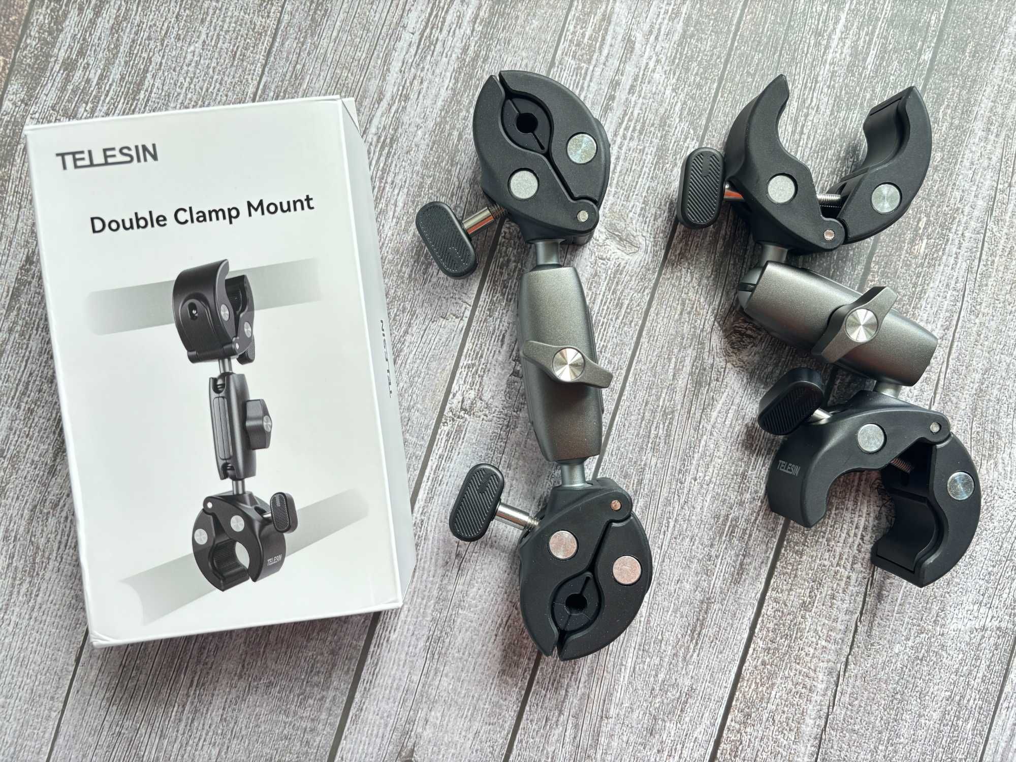 Якісне кріплення Telesin тримач зажим для монопода Insta 360 GoPro DJI