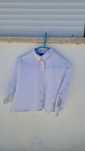 Camisa branca Primark de linho e algodão