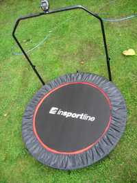 Trampolina fitness z komputerkiem i poręczą inSPORTline 140 cm