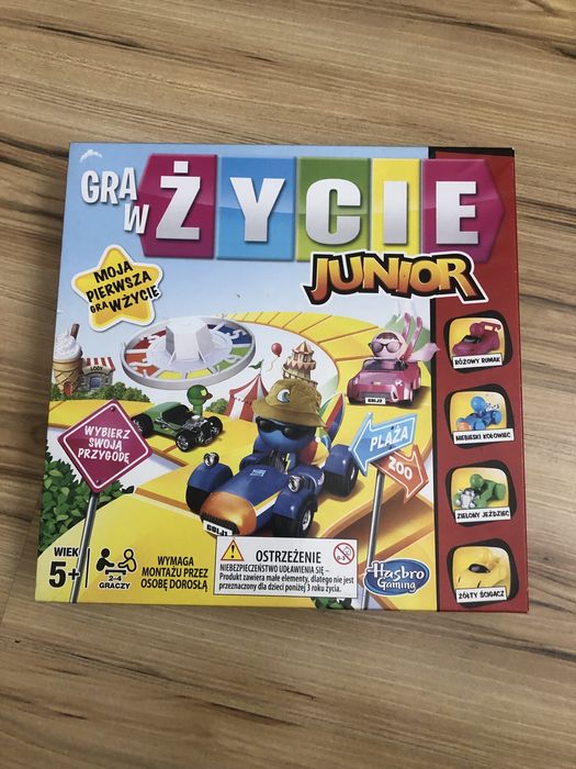 Gra w życie junior 5+ przygoda super auto samochód zabawa wakacje