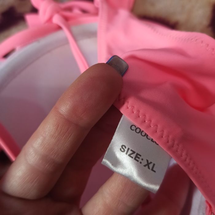 Купальник новый розово-кораловий