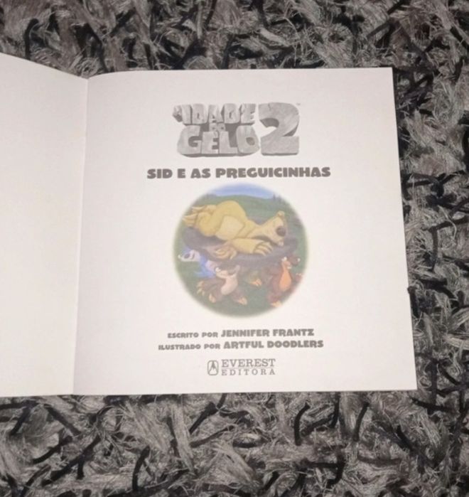 Livro infantil "Sid e as preguicinhas"