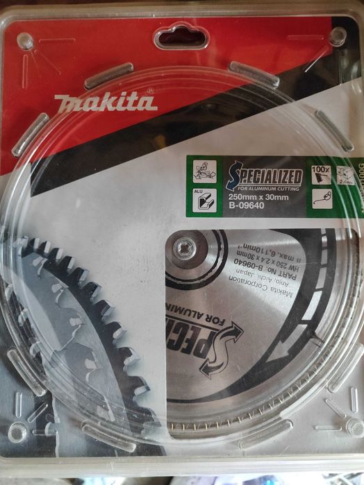 Пиляльний диск, пильний диск Makita PECIALIZED алюміній 250х30мм, 100Т