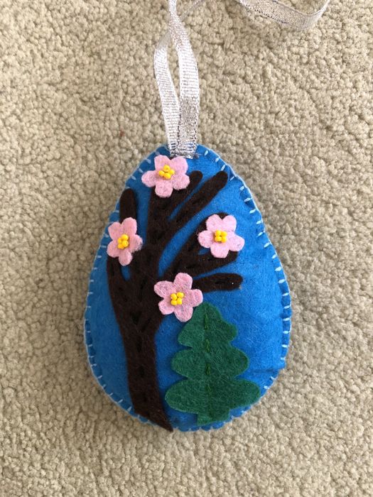 Пасхальний декор з фетру