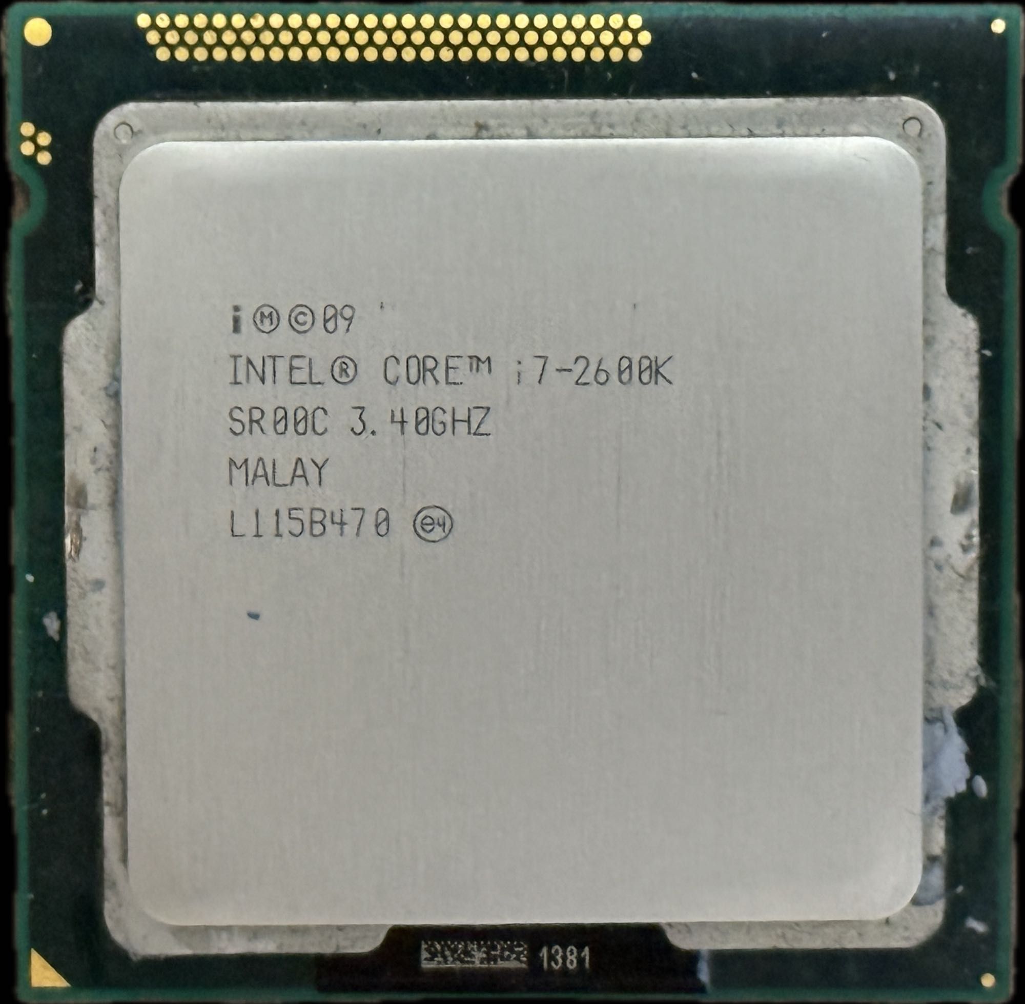 Procesor Intel i7-2600K 4 x 3,4 GHz LGA 1155