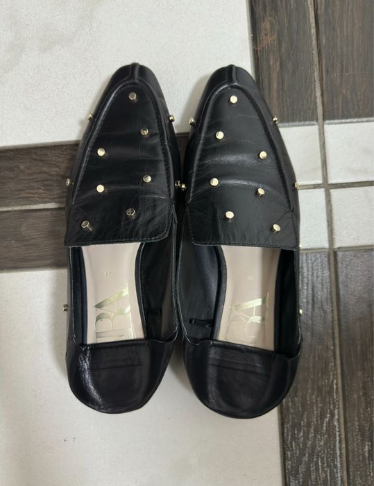 Лофери мюлі слінгбеки мокасини натуральна шкіра гострий ніс