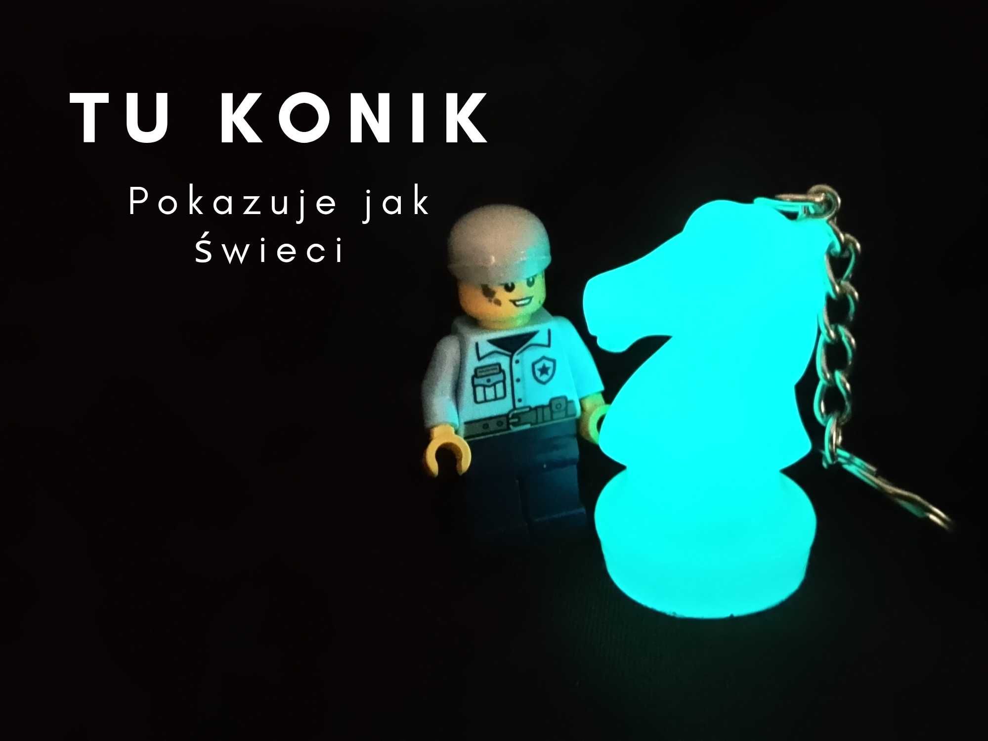 NA PREZENT Eko brelok konik szachy świecący w ciemności