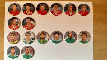Panini Caps Snickers Euro 96 England [cała kolekcja 96 kapsli] oferta2