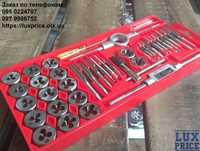 Набор плашек M3-M12 и метчиков M3-M12, 40ед. INTERTOOL SD-8040