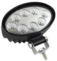 Lampa robocza 8 LED owalna 24W MEGA MOC najtaniej 12-24V