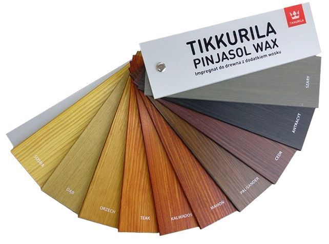 Impregnat Tikkurila Pinjasol Wax z woskiem 3L / 10L - PALISANDER; 3L