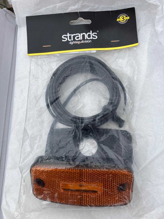 Lampy obrysowe, obrysówki LED 12-24V żółty STRANDS 810130